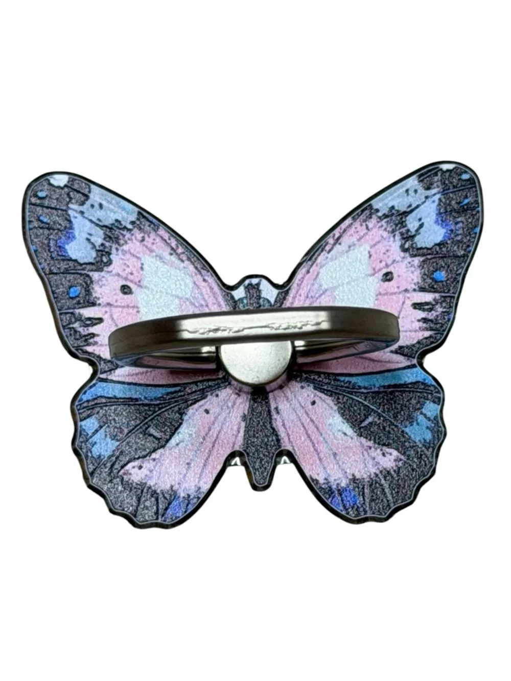 NIP Creamcy Pink & Blue Gothic Dreamy Butterfly Phone Grip